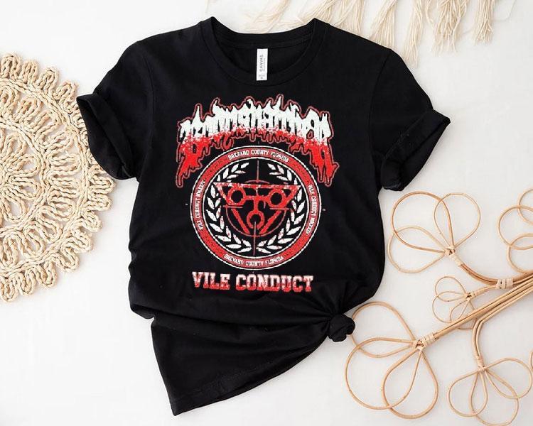Bodysnatcher Vile Conduct Bloody Brevard County Florida Shirt Bodysnatcher Vile Conduct Bloody Brevard County Florida Shirt