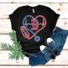 Boston Red Sox Caring Hearts Nurse Stethoscope Shirt