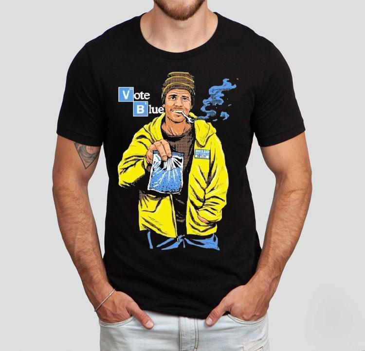 Breaking Bad Vote Blue Hello My Name Is Hunter Shirt Breaking Bad Vote Blue Hello My Name Is Hunter Shirt