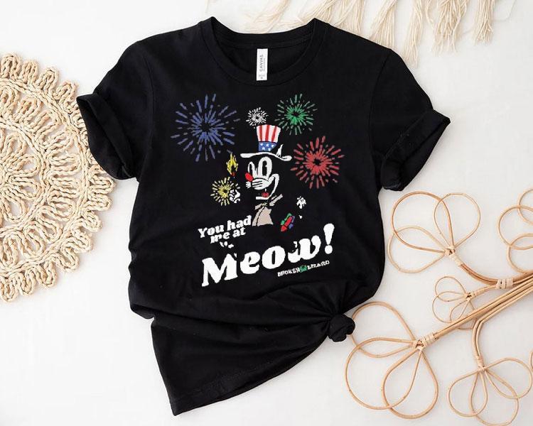 Broken Lizard You Had Me At Meow Shirt Broken Lizard You Had Me At Meow Shirt