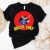 Bruiser Wolf Smoking Cartoon Logo Shirt