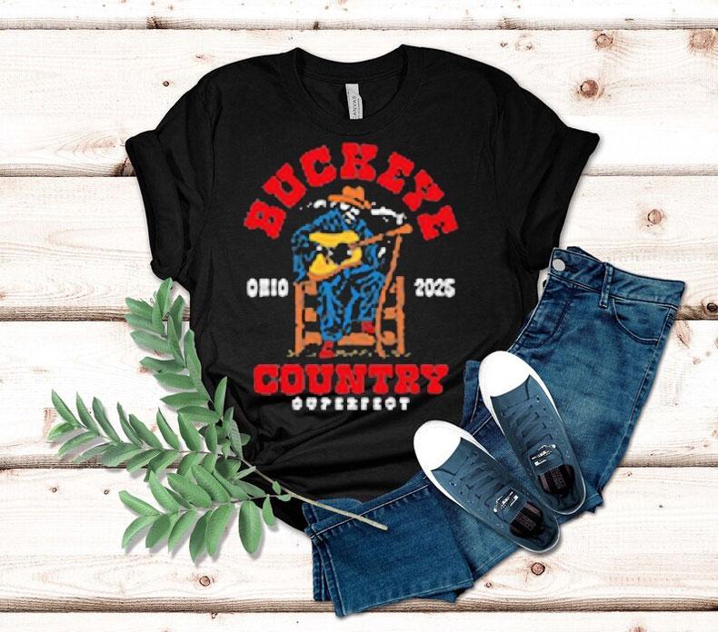 Buckeye Country Superfest Grim Reaper Guitar Ohio 2025 Shirt Buckeye Country Superfest Grim Reaper Guitar Ohio 2025 Shirt
