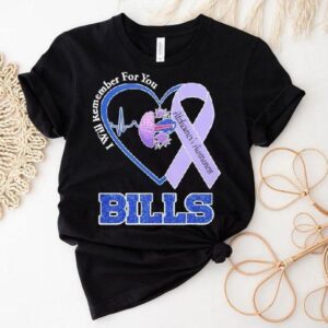 Buffalo Bills I Will Remember For You Alzheimer’s Awareness Heartbeat Shirt Buffalo Bills I Will Remember For You Alzheimer’s Awareness Heartbeat Shirt