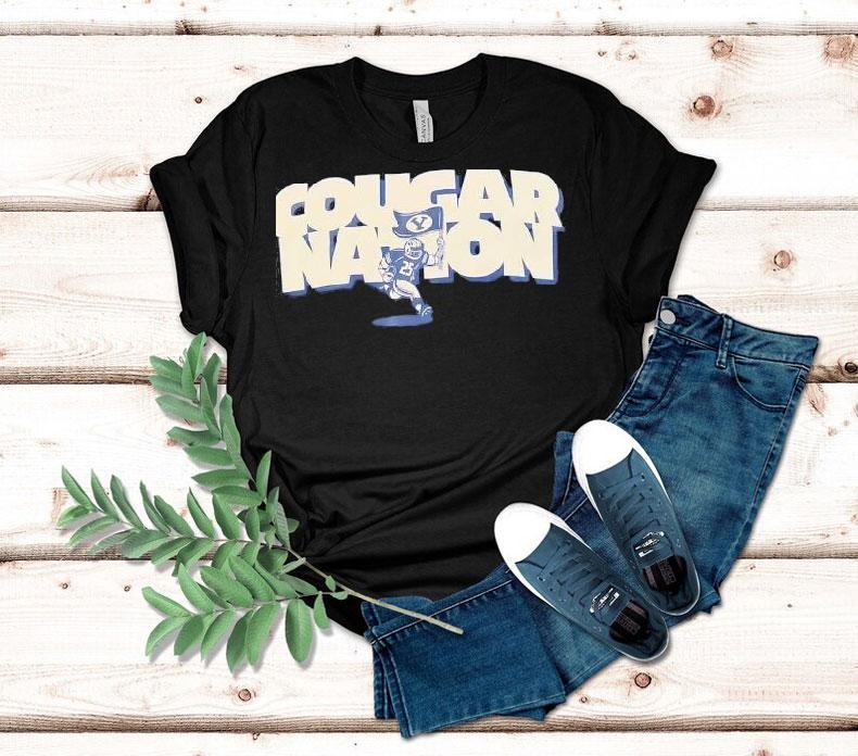 Byu Cougar Nation Football Shirt Byu Cougar Nation Football Shirt