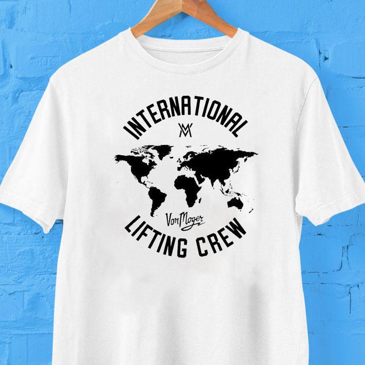 Calum Von Moger International Lifting Crew Atlas Shirt Calum Von Moger International Lifting Crew Atlas Shirt