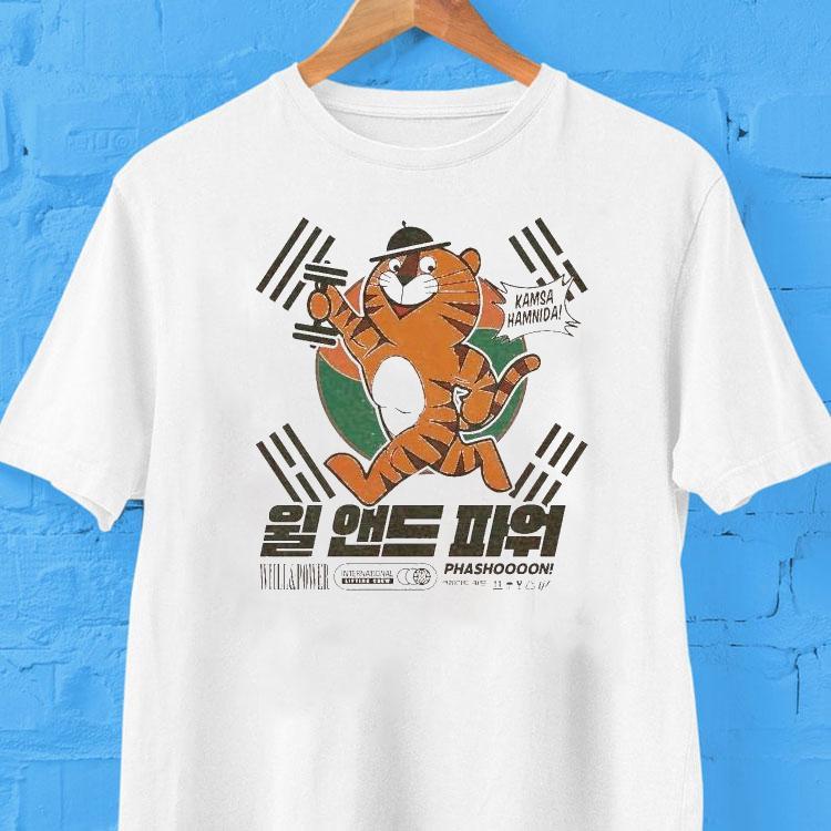 Calum Von Moger Korea Kamsa Hamnida Phashoon Shirt Calum Von Moger Korea Kamsa Hamnida Phashoon Shirt