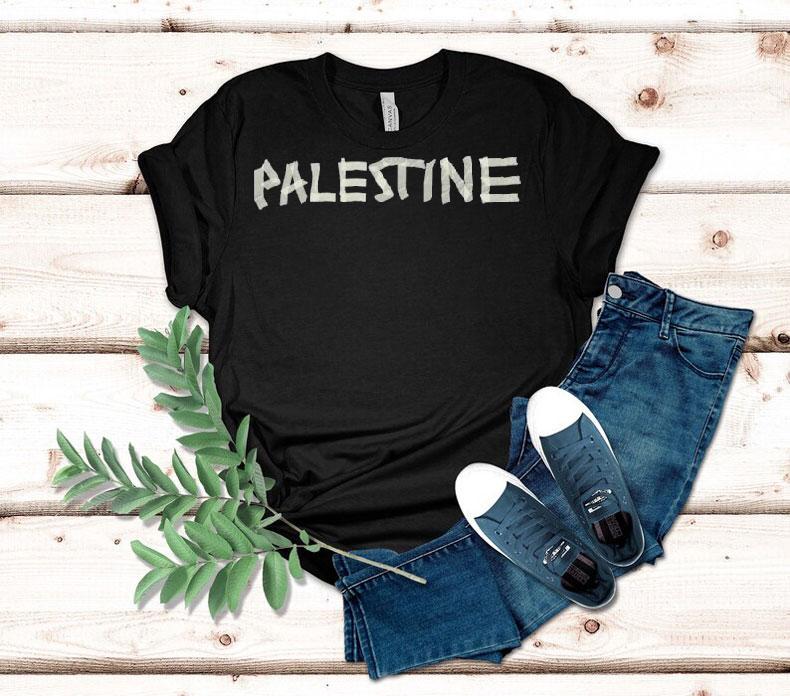 Cansin Kktrk Palestine Tape Shirt Cansin Kktrk Palestine Tape Shirt