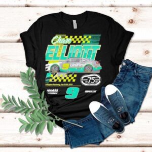 Chase Elliott #9 Unifirst Darlington Throwback Signature Shirt