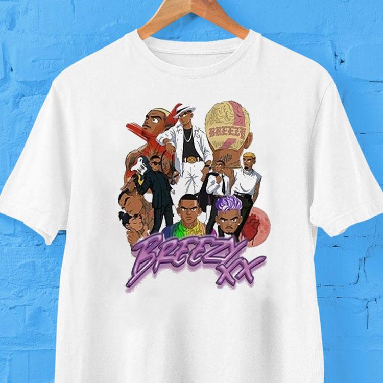 Chris Brown Anime World Tour 2025 Shirt Chris Brown Anime World Tour 2025 Shirt