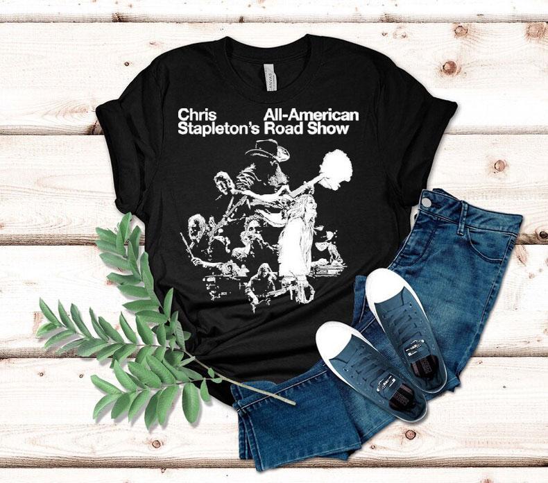 Chris Stapleton All American Road Show 2025 Tour Admat Shirt Chris Stapleton All American Road Show 2025 Tour Admat Shirt