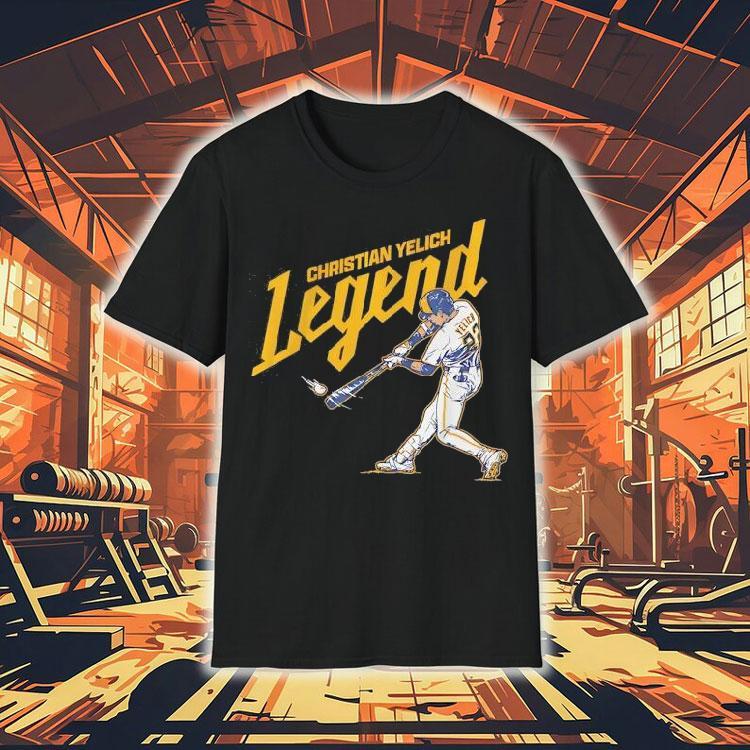 Christian Yelich Legend Milwaukee Brewers Baseball Shirt Christian Yelich Legend Milwaukee Brewers Baseball Shirt