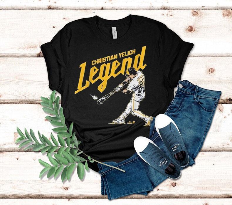 Christian Yelich Milwaukee Brewers Legend Shirt Christian Yelich Milwaukee Brewers Legend Shirt