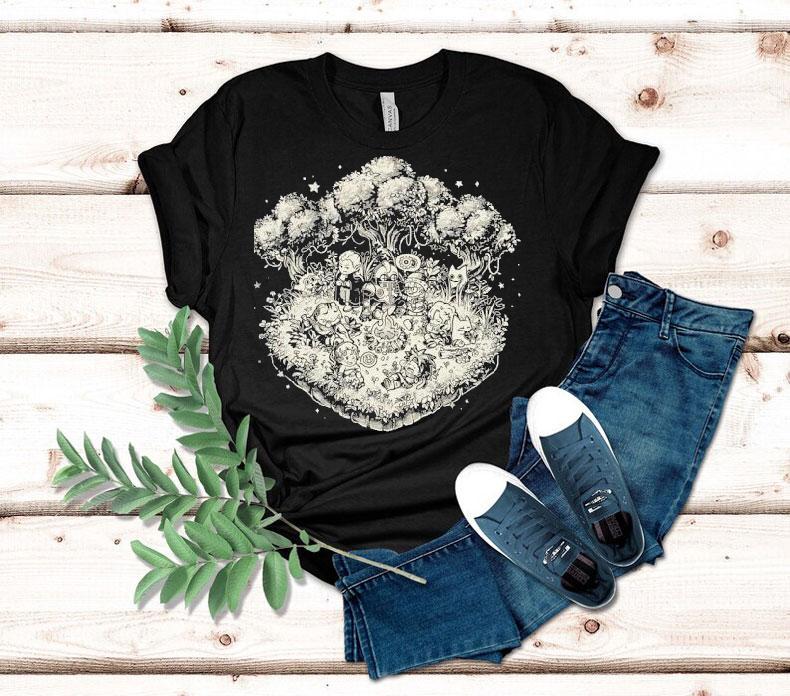 Chrono Trigger Campfire Of Time Shirt Chrono Trigger Campfire Of Time Shirt