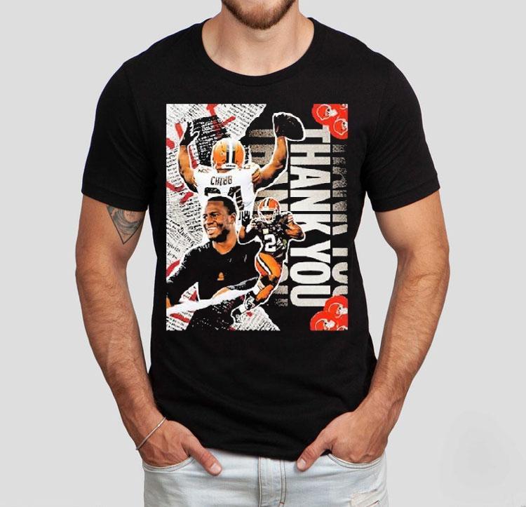 Cleveland Browns Thank You To Nick Chubb For Giving Your All To City And Team Shirt Cleveland Browns Thank You To Nick Chubb For Giving Your All To City And Team Shirt