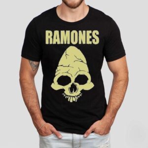 Cm Punk Wearing Ramones Skull Shirt
