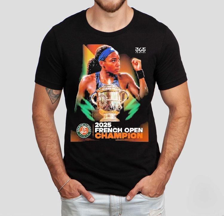 Coco Gauff Beat Aryna Sabalenka By 2-1 Claims 2025 Roland Garros Champion Shirt Coco Gauff Beat Aryna Sabalenka By 2-1 Claims 2025 Roland Garros Champion Shirt