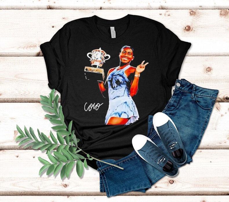 Coco Gauff French Open Deuces Shirt Coco Gauff French Open Deuces Shirt