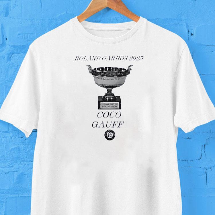 Coco Gauff Roland Garros Final 2025 Shirt Coco Gauff Roland Garros Final 2025 Shirt