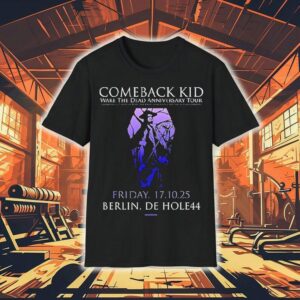 Comeback Kid Wake The Dead Anniversary Tour 2025 Berlin De Hole44 Shirt