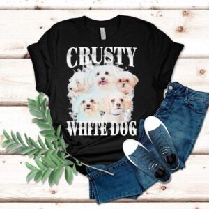 Crusty White Dog Shirt