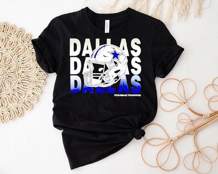 Dallas Cowboys Repeat Helmet Combine Training 2025 Shirt Dallas Cowboys Repeat Helmet Combine Training 2025 Shirt