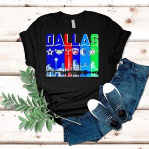 Dallas Skyline City Sports Team Logo Shirt Dallas Skyline City Sports Team Logo Shirt