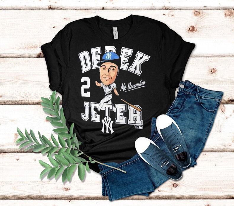 Derek Jeter Mr November New York Yankees Caricature Shirt Derek Jeter Mr November New York Yankees Caricature Shirt
