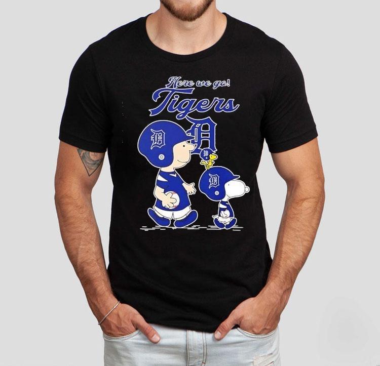 Detroit Tigers Here We Go The Peanuts Movie Shirt Detroit Tigers Here We Go The Peanuts Movie Shirt