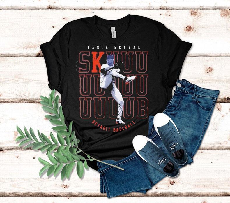 Detroit Tigers Tarik Skubal Pitching Sku Repeat Shirt Detroit Tigers Tarik Skubal Pitching Sku Repeat Shirt