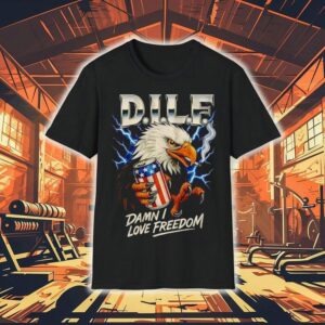 Dilf Eagle Damn I Love Freedom Shirt