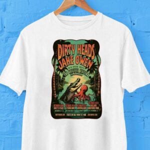 Dirty Heads Jake Owen The Wailers Tour Oct 2025 Gator Octopus Shirt