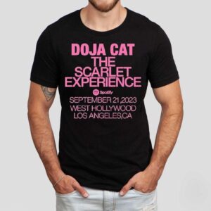 Doja Cat The Scarlet Experience September 21,2023 West Hollywood Los Angeles, Ca Shirt