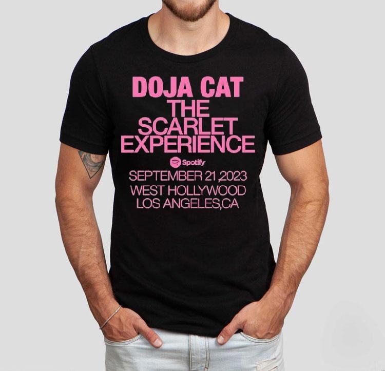 Doja Cat The Scarlet Experience September 21,2023 West Hollywood Los Angeles, Ca Shirt Doja Cat The Scarlet Experience September 21,2023 West Hollywood Los Angeles, Ca Shirt