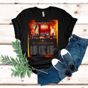 Dream Theater 40th Anniversary European Tour Dates Summer 2025 Shirt