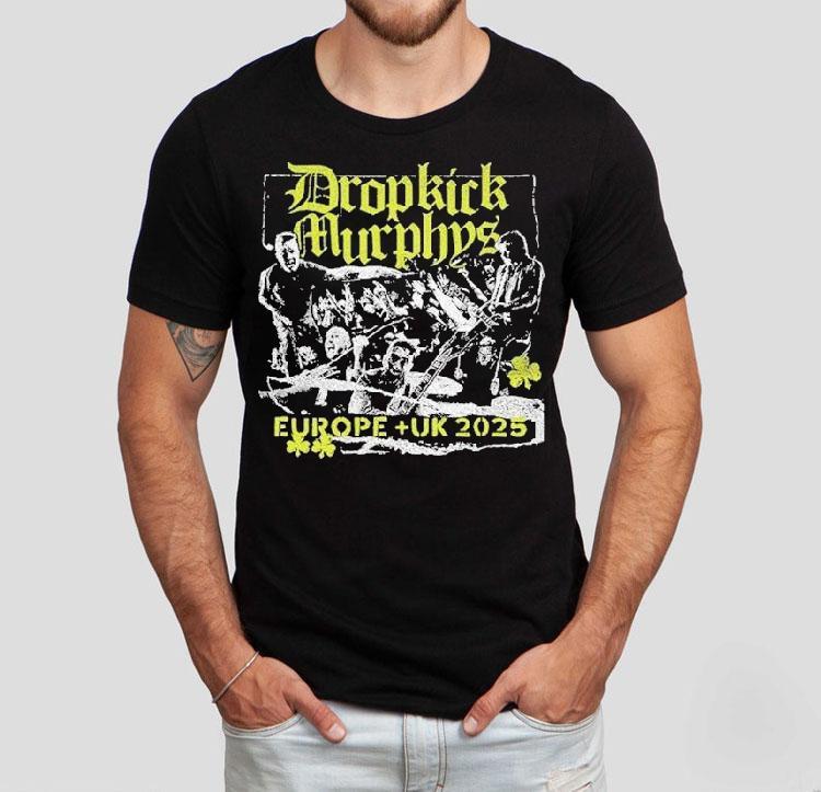 Dropkick Murphys Admat Eu Uk Tour 2025 Shirt Dropkick Murphys Admat Eu Uk Tour 2025 Shirt