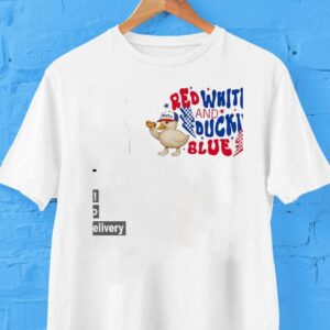 Duck Red White And Duckin Blue 4th Of July Usa Shirt