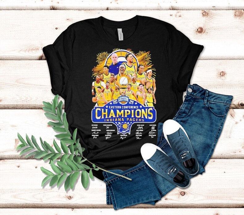 Eastern Conference Champions Indiana Pacers Signature 2025 Shirt Eastern Conference Champions Indiana Pacers Signature 2025 Shirt