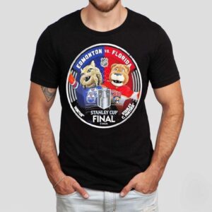 Edmonton Oilers Vs Florida Panthers Mascots Nhl Stanley Cup Final 2025 Shirt Edmonton Oilers Vs Florida Panthers Mascots Nhl Stanley Cup Final 2025 Shirt