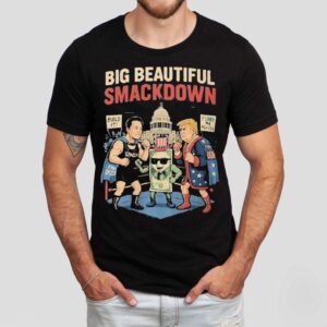 Elon Musk Vs Donald Trump Big Beautiful Smackdown Boxing Match Parody Shirt Elon Musk Vs Donald Trump Big Beautiful Smackdown Boxing Match Parody Shirt