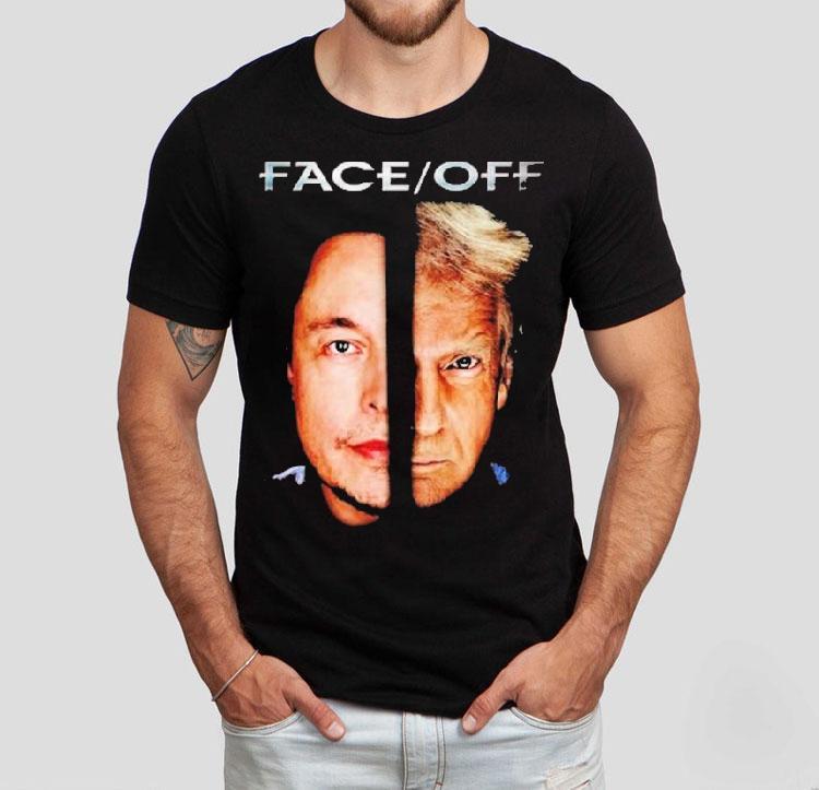 Elon Musk Vs Trump Face Off Shirt Elon Musk Vs Trump Face Off Shirt