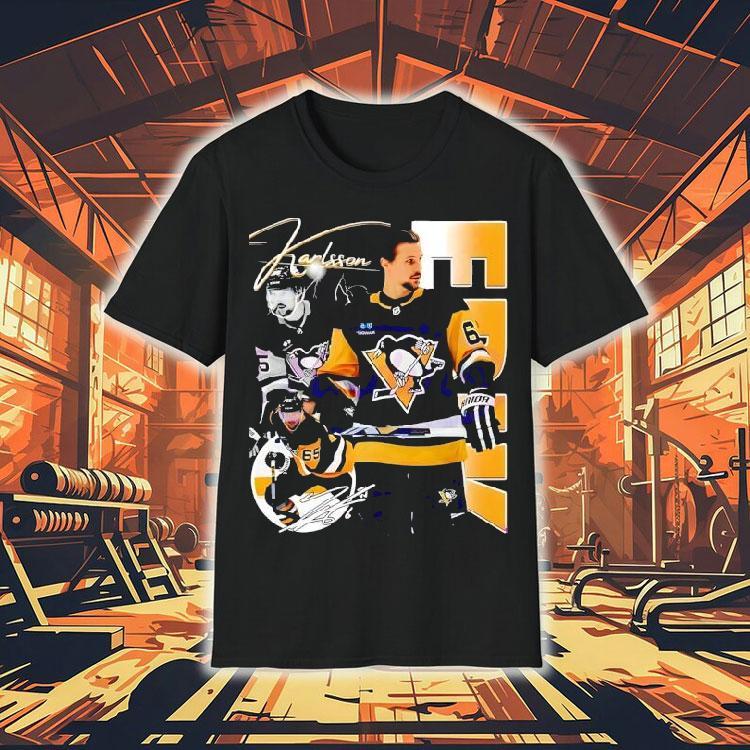 Erik Karlsson Pittsburgh Penguins Nhl Players Graphic Shirt Erik Karlsson Pittsburgh Penguins Nhl Players Graphic Shirt