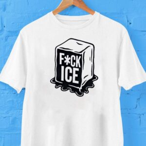 Fck Ice Print Round Neck Tshirt