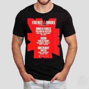 Firenze Rocks Festival 2025 At Visarno Arena From June 12 To 15 2025 Shirt