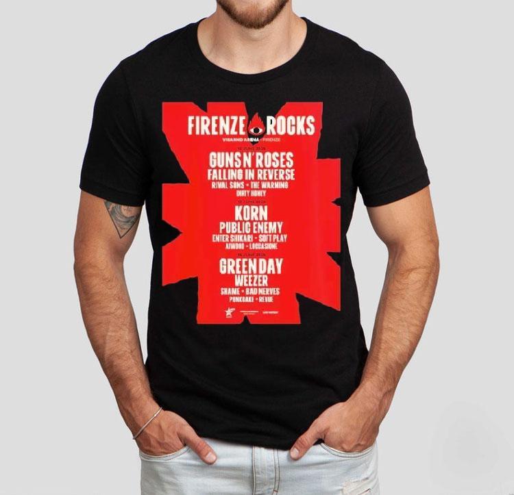 Firenze Rocks Festival 2025 At Visarno Arena From June 12 To 15 2025 Shirt Firenze Rocks Festival 2025 At Visarno Arena From June 12 To 15 2025 Shirt