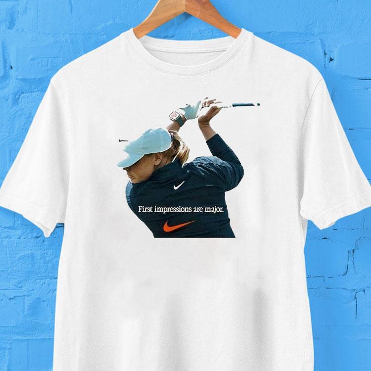 First Impression Are Major Maja Stark At The Us Women’s Open Championship 2025 Shirt First Impression Are Major Maja Stark At The Us Women’s Open Championship 2025 Shirt