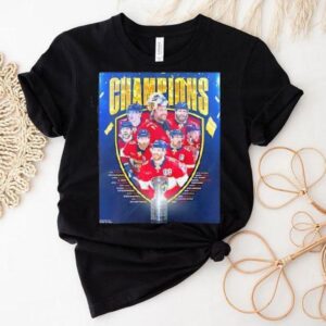 Florida Panthers Hockey With All Names Of Legends Stanley Cup Champions 2025 Shirt Florida Panthers Hockey With All Names Of Legends Stanley Cup Champions 2025 Shirt