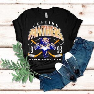 Florida Panthers National Hockey League 1993 Shirt Florida Panthers National Hockey League 1993 Shirt