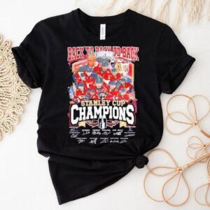 Florida Panthers Nhl Stanley Cup Champions 2025 Signatures Shirt Florida Panthers Nhl Stanley Cup Champions 2025 Signatures Shirt