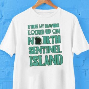 Free My Dawgs Locked Up On North Sentinel Island Shirt