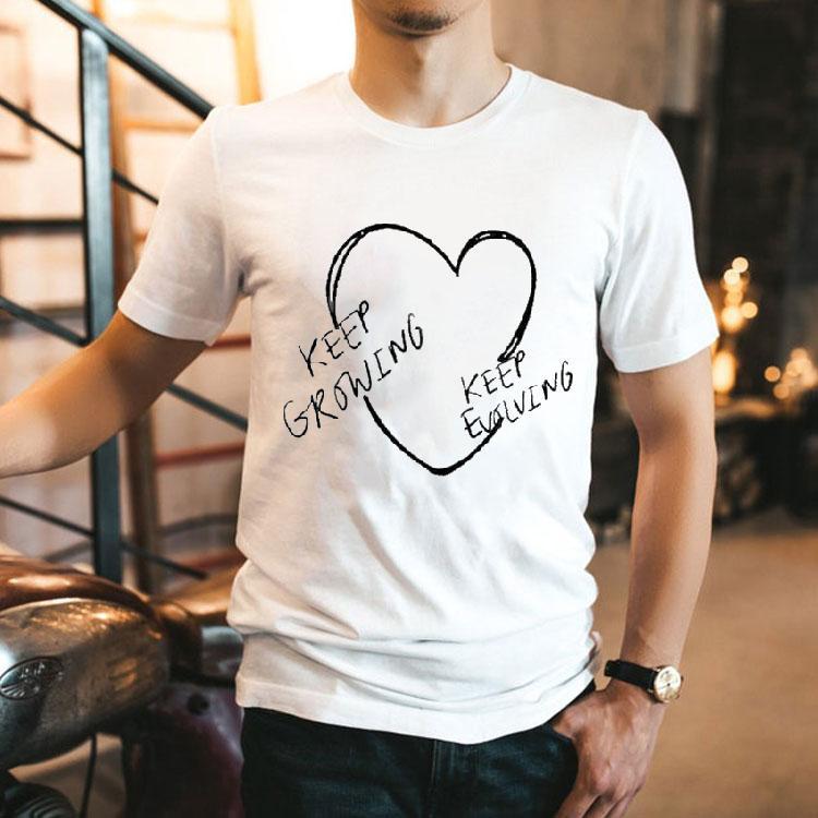 Gabbi Aguayo Keep Growing Keep Evolving Heart Shirt Gabbi Aguayo Keep Growing Keep Evolving Heart Shirt